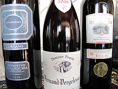 16Giordano collectionPrimitive di manduria 2010Pernand Vergelesses Domaine Paurlot 2008Chateau de Mendis 2009 磻