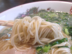 料理:ラーメン麺@一九ラーメン筑紫・蔵