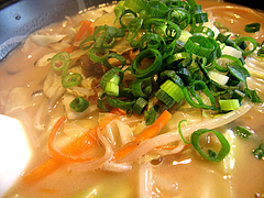 料理:野菜ラーメン具@ごちそうラーメン一番山・大橋本店