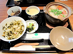 9ランチ:だご汁セット780円@だご汁&カフェ・阿蘇商會(商会)・マイステイズイン福岡天神南