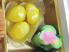 料理:栗きんとん・門松ようかん@2011セントラルホテル福岡お節(おせち)・一の重