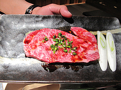 10焼肉:上ロース@焼肉・一真・天神