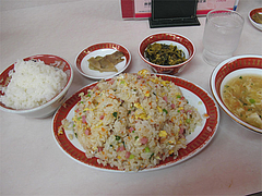 11ランチ：炒飯定食ご飯付き＠中華料理・餃子李・薬院