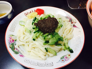 11じゃじゃ麺小盛り450円@白龍