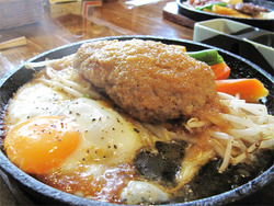 11うえすたんハンバーグセット980円@うえすたん西新