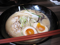 料理:味噌らーめん+半熟煮玉子100円@麺家一清・荒戸