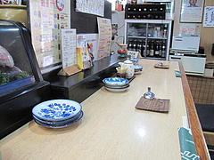 3店内:カウンター@鮨・あつ賀・渡辺通り