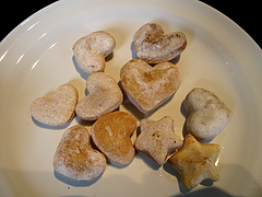 12カフェ:ワンちゃん用手作りクッキー(りんご・かぼちゃ・にんじん)@ドッグカフェレストラン・ワンパーク大濠店