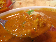 ランチ:キーマカレーのひき肉@本場インド料理の店D.カジャナ・大手門店