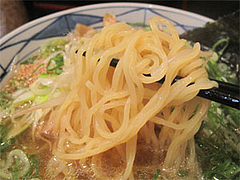 料理:ねぎらーめん(塩)麺@らーめん・ゆきみ家