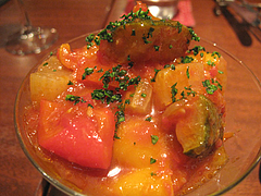 夜:彩り野菜のカポナータ@イタリアン・トラットリア・ ウーノ(Trattoria-Uno)