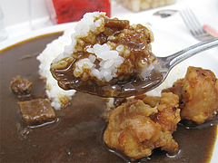 料理：ランチカレー食べる＠カレーの龍・北九州小倉