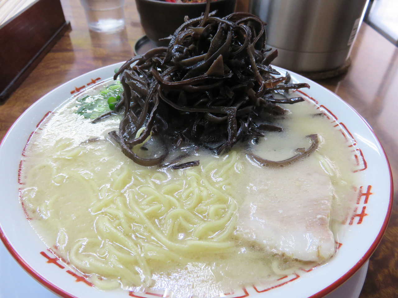 福岡】殿堂入りの元祖クリーミー豚骨ラーメン♪＠博多元気一杯