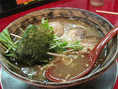 料理:節らーめん580円+味玉100円(味玉ラーメン)@豚と節家