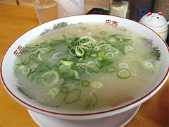 料理:ラーメン500円@ラーメン・元祖美野島家・福岡市博多区