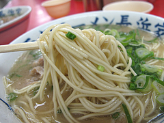 ランチ:カタ麺@元祖ラーメン長浜家・大手門