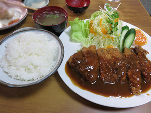 10カツ定食1,200円@たつ