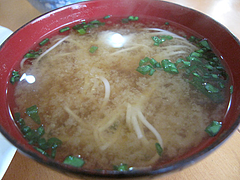 ランチ:味噌汁@キッチンハウスあをい(あをい食堂)・平尾