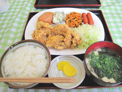 10ランチ:からあげ定食600円@からあげ・ちゃんぽん・豊後家