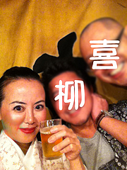 3店内:カウンター@博多っ子純情屋台・喜柳