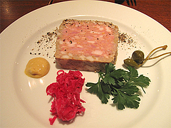 夜:お肉のパテ@イタリアン・トラットリア・ ウーノ(Trattoria-Uno)