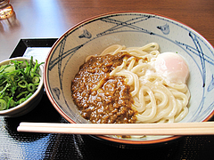 料理:キーマカレー釜玉・大480円@丸亀製麺・西月隈店