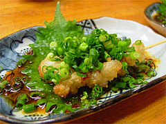 居酒屋『久米』丸腸串焼き@福岡・警固