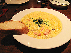 夜:クリームリゾット@イタリアン・トラットリア・ ウーノ(Trattoria-Uno)
