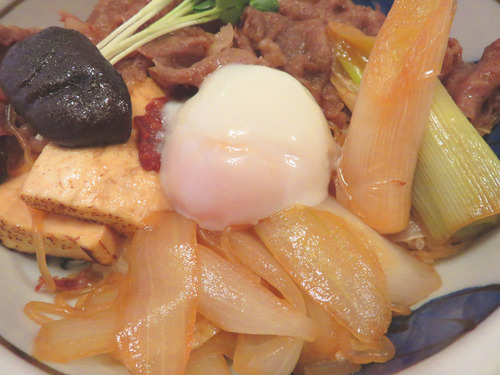 10すき焼丼野菜