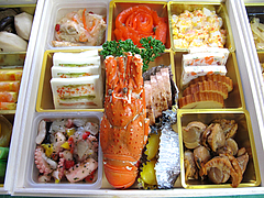 料理:空撮@2011セントラルホテル福岡お節(おせち)・二の重