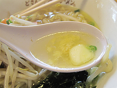 料理:塩バターラーメンスープ@札幌ラーメンどさん子・福岡