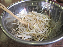 料理:もやし入れ放題@ラーメンつる家・那珂川