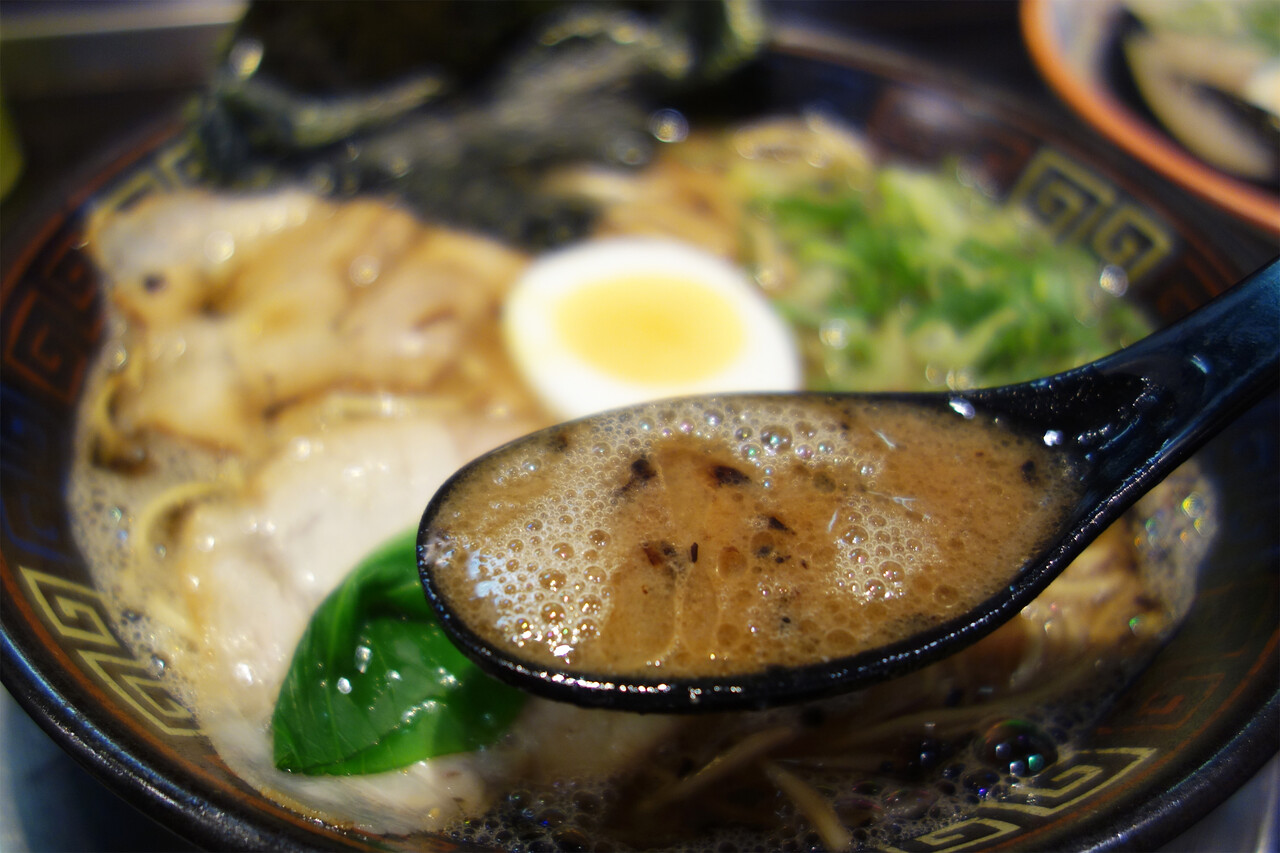 福岡】久留米ラーメン2種食べ比べセット＆醤油とんこつ♪＠久留米 大砲