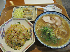 12ランチ:ラーメン定食700円@元祖赤のれん・節ちゃんラーメン・野間店
