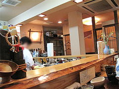 店内:カウンター@旬美食彩たなごころ・渡辺通