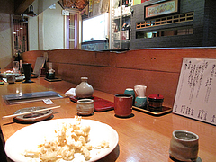 店内:カウンター@蕎麦・木曽路
