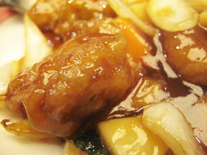 11古老肉(酢豚)がん見＠福寿飯店