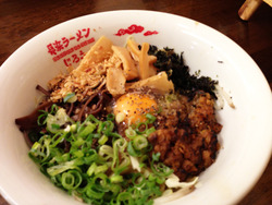 4油そば650円@長浜ラーメンじろう