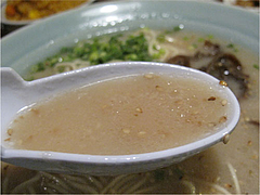 9ランチ:豚骨ラーメンスープ@居酒屋kikura(キクラ)・博多駅
