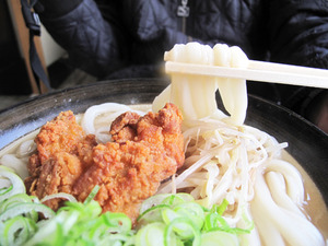12唐揚げうどん@牧のうどん