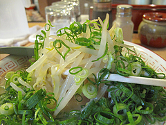 料理:ラーメンもやし600円@名前がないラーメン屋・薬院