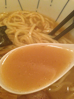 6中華そばスープ@麺恋処き楽