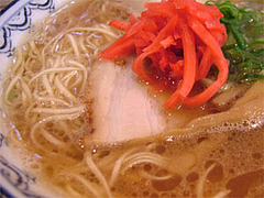 赤のれん節ちゃんラーメンのアップ