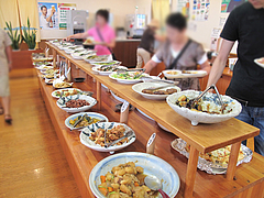 店内2@にじの耳納の里・夢キッチン・ランチバイキング