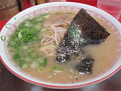 料理:王龍ラーメン550円@王龍ラーメン・福岡市中央区赤坂
