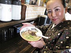 12ランチ:ケンゾーラーメン480円@屋台KENZO Cafe(ケンゾーカフェ)・きたなトラン