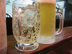 料理:ビールとジンジャーエール@やきとり処・博多こっこ家・春吉