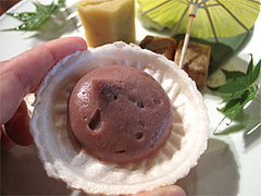 料理:和菓子プレートのチョコ最中かも@HAKATA-ONO(ハカタオノ)・天神