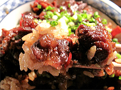 料理:もつ丼ガッツリ@柳橋もつ元