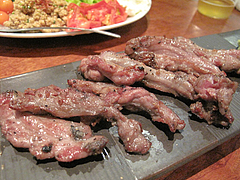 19鶏料理:京鴨せせり炙り焼き@焼鳥・sumiyaki燈(炭焼きあかり)・丸太町・京都